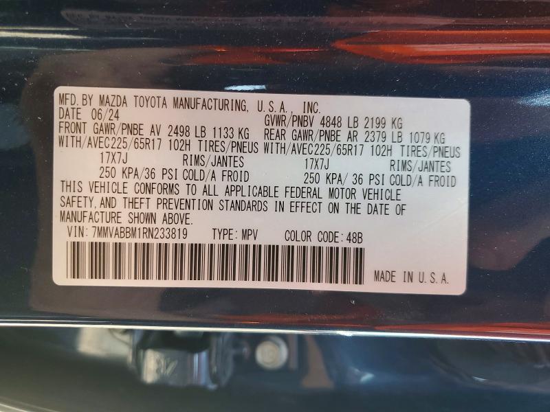 Продаж на аукціоні авто 2024 Mazda Cx-50, vin: 7MMVABBM1RN233819, номер лоту: 55047186
