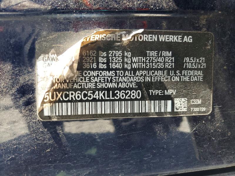 Продажа на аукционе авто 2019 Bmw X5, vin: 5UXCR6C54KLL36280, номер лота: 52208606