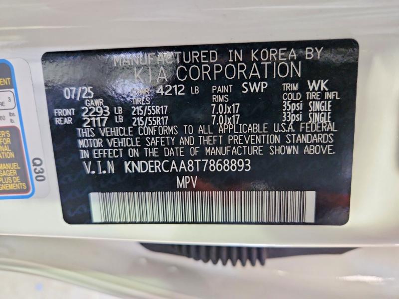 Продажа на аукционе авто 2026 Kia Seltos, vin: KNDERCAA8T7868893, номер лота: 54093636