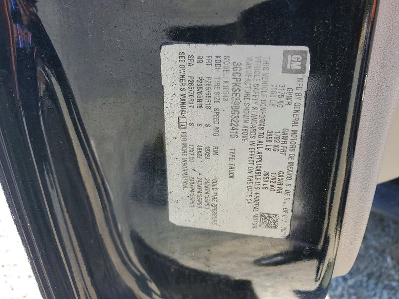 Aukcja sprzedaży 2011 Chev Silverado, vin: 3GCPKSE39BG322416, numer aukcji: 54440216