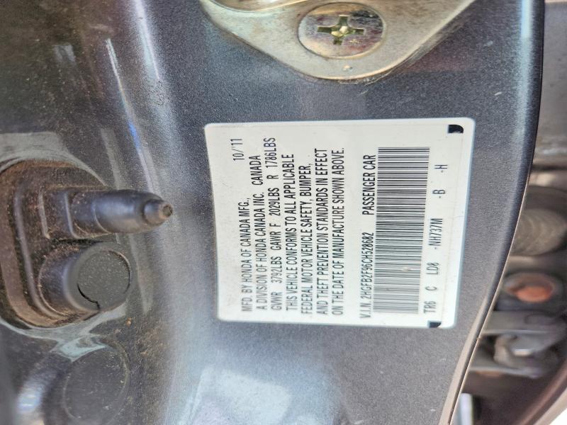 Aukcja sprzedaży 2012 Honda Civic, vin: 2HGFB2F96CH528682, numer aukcji: 54731786