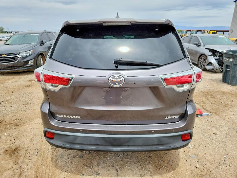 52506866 :رقم المزاد ، 5TDYKRFH1FS087590 vin ، 2015 Toyota Highlander مزاد بيع