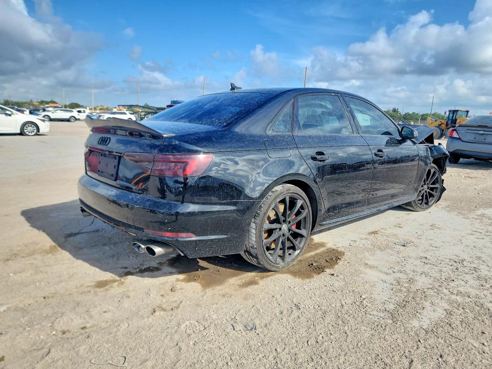 2018 Audi S4 მანქანა იყიდება აუქციონზე, vin: WAUB4AF49JA166006, აუქციონის ნომერი: 53585016