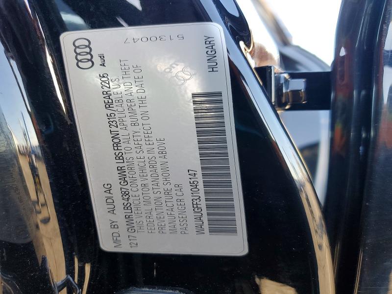 Продажа на аукционе авто 2018 Audi A3, vin: WAUAUGFF3J1045147, номер лота: 53519226