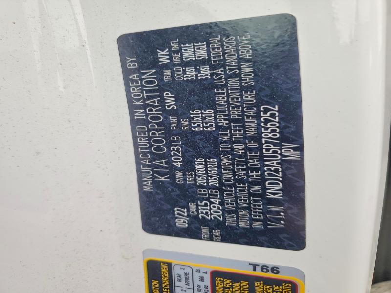 2023 Kia Soul მანქანა იყიდება აუქციონზე, vin: KNDJ23AU5P7856252, აუქციონის ნომერი: 53625096