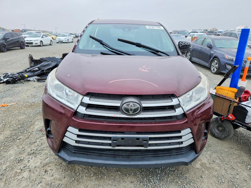 Aukcja sprzedaży 2018 Toyota Highlander, vin: 5TDZARFH1JS037689, numer aukcji: 52567726