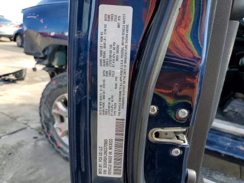2022 Ram 2500 მანქანა იყიდება აუქციონზე, vin: 3C6UR5FLXNG372669, აუქციონის ნომერი: 52710096