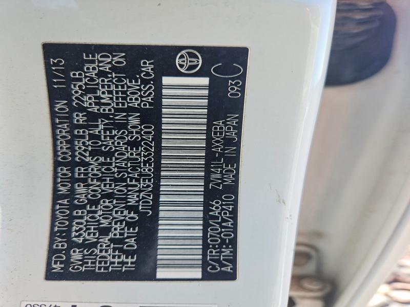 Aukcja sprzedaży 2014 Toyota Prius V, vin: JTDZN3EU8E3322400, numer aukcji: 53275486