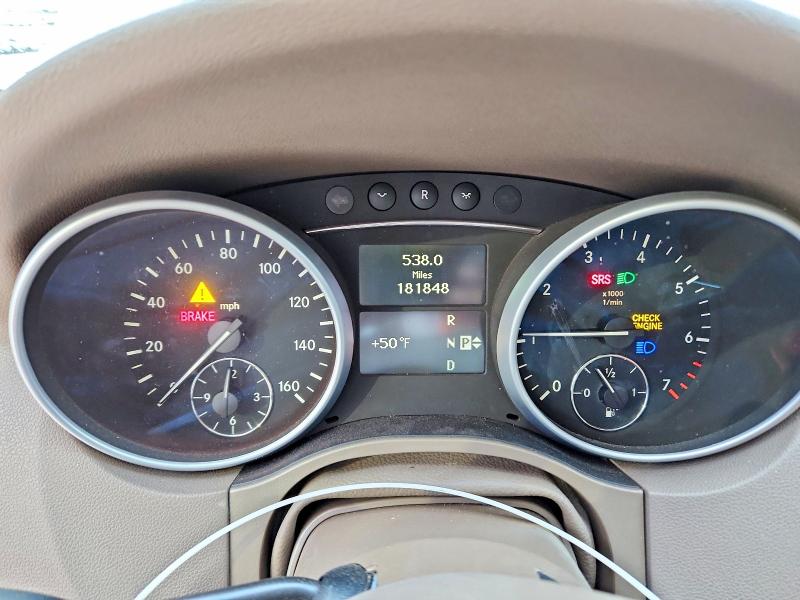 2010 Mercedes-benz Ml მანქანა იყიდება აუქციონზე, vin: 4JGBB8GB5AA619161, აუქციონის ნომერი: 52133316