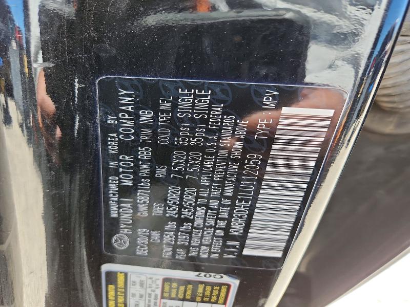 Aukcja sprzedaży 2020 Hyundai Palisade, vin: KM8R3DHE1LU112059, numer aukcji: 53652206