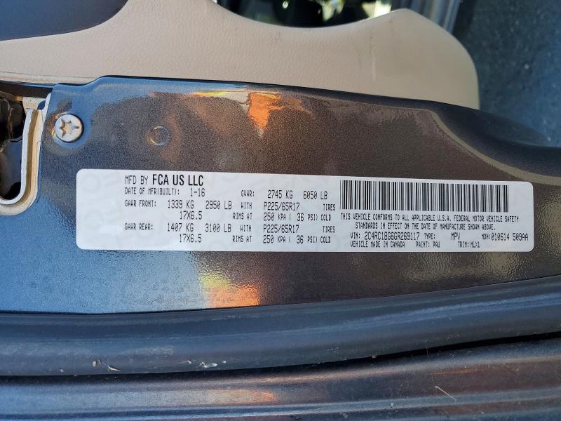 Aukcja sprzedaży 2016 Chrysler Town & Country, vin: 2C4RC1BG6GR269117, numer aukcji: 53783526