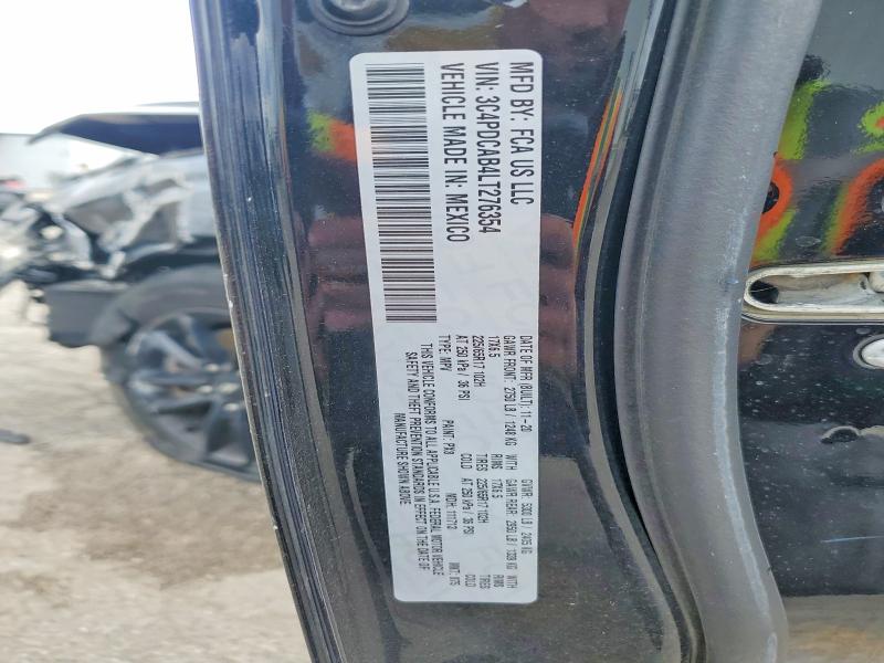 2020 Dodge Journey მანქანა იყიდება აუქციონზე, vin: 3C4PDCAB4LT276354, აუქციონის ნომერი: 52540906