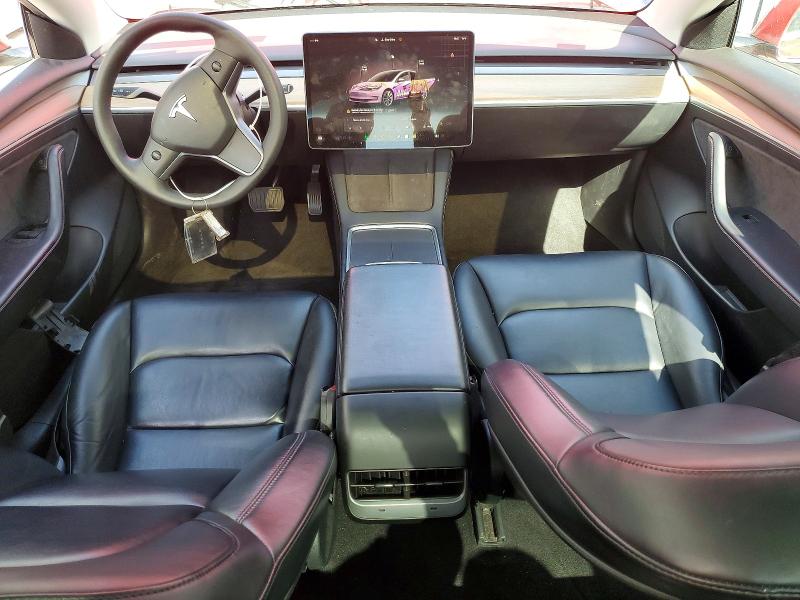52080276 :رقم المزاد ، 5YJ3E1EA6NF304092 vin ، 2022 Tesla Model 3 مزاد بيع