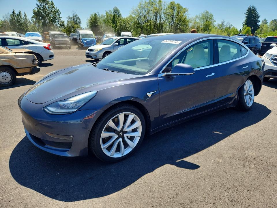 2020 Tesla Model 3 მანქანა იყიდება აუქციონზე, vin: 5YJ3E1EB8LF640123, აუქციონის ნომერი: 53290716