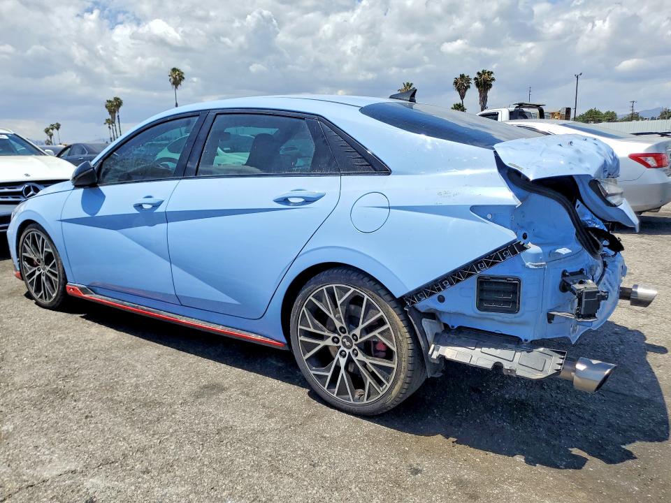 2022 Hyundai Elantra N მანქანა იყიდება აუქციონზე, vin: KMHLW4AK0NU008839, აუქციონის ნომერი: 55334026