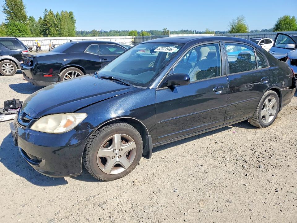Продаж на аукціоні авто 2004 Honda Civic, vin: JHMES26744S001399, номер лоту: 52591946