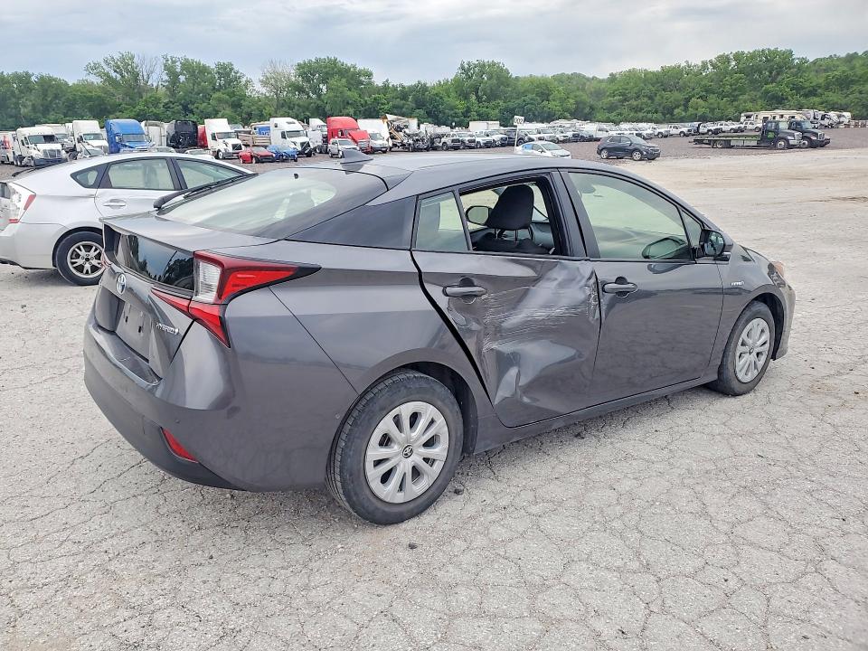 2019 Toyota Prius მანქანა იყიდება აუქციონზე, vin: JTDKARFU3K3069626, აუქციონის ნომერი: 53079606