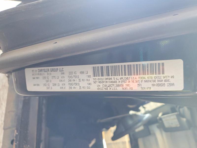 Продаж на аукціоні авто 2015 Jeep Wrangler, vin: 1C4AJWAG7FL508490, номер лоту: 54851526