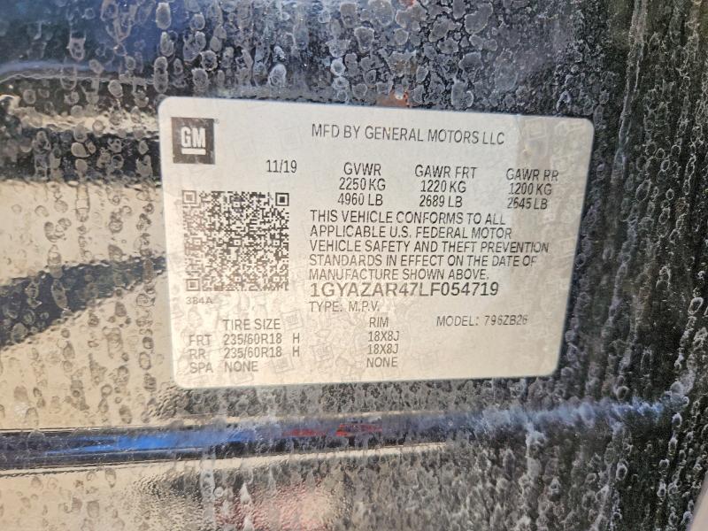 2020 Cadillac Xt4 მანქანა იყიდება აუქციონზე, vin: 1GYAZAR47LF054719, აუქციონის ნომერი: 51006876