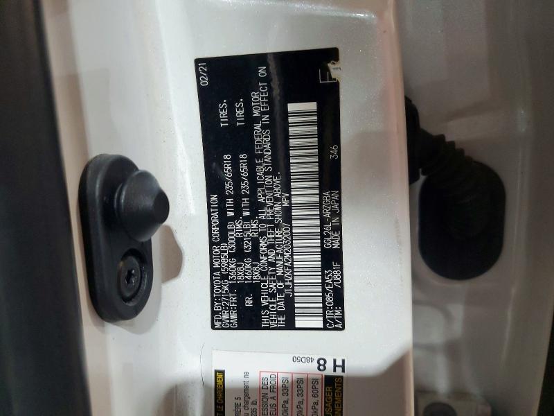 Продаж на аукціоні авто 2021 Lexus Rx, vin: JTJHZKFA2M2032007, номер лоту: 53847336
