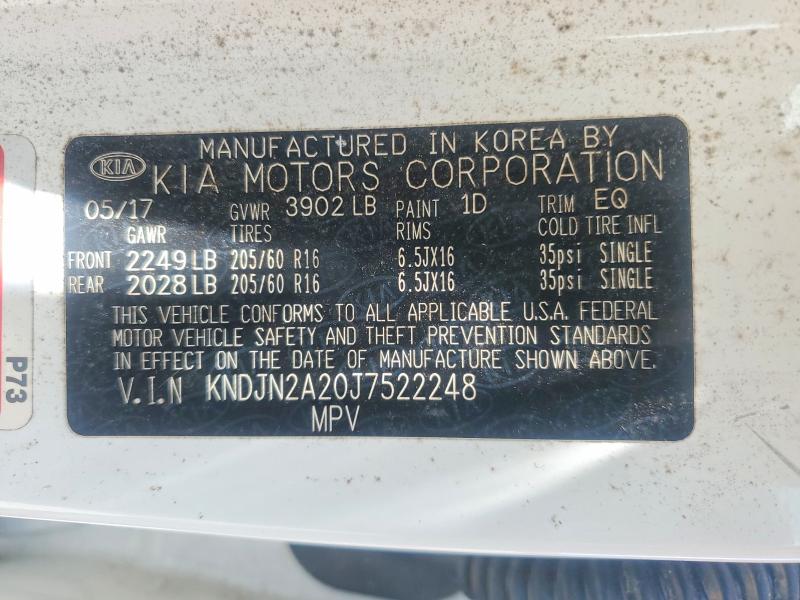 Продаж на аукціоні авто 2018 Kia Soul, vin: KNDJN2A20J7522248, номер лоту: 55425356