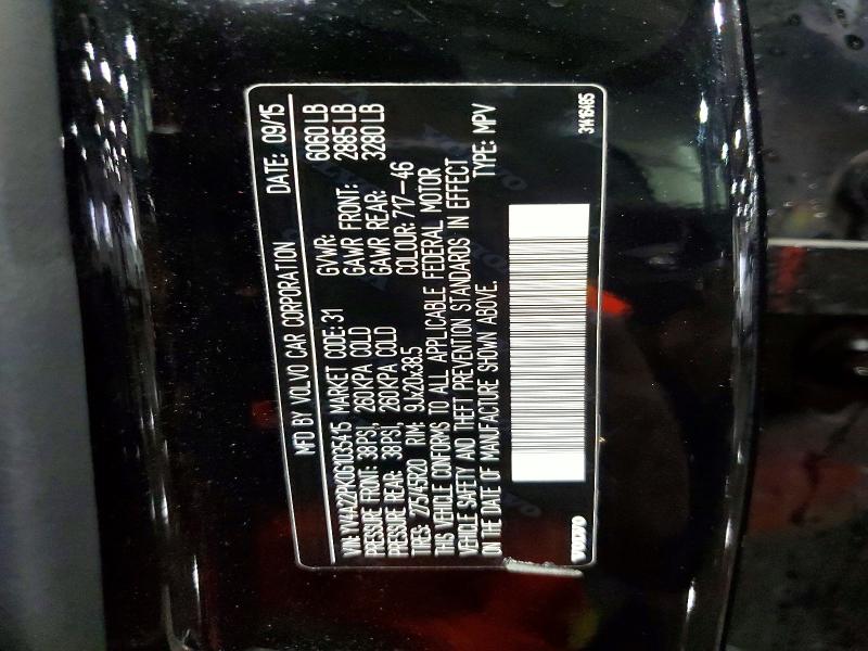 Aukcja sprzedaży 2016 Volvo Xc90, vin: YV4A22PK0G1035415, numer aukcji: 53382786