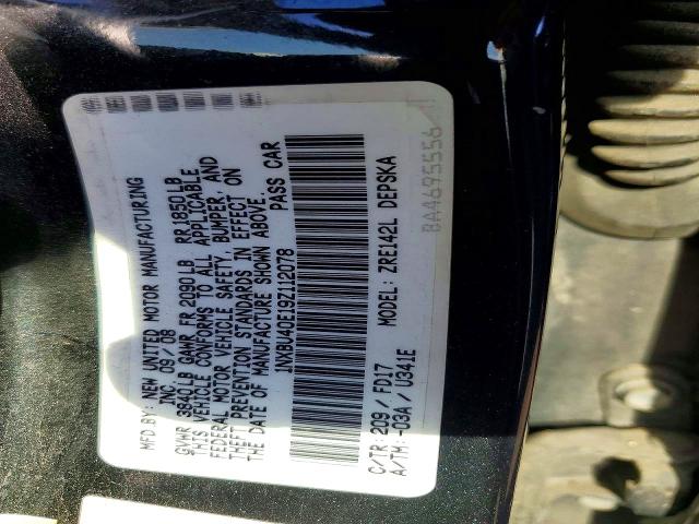 Продаж на аукціоні авто 2009 Toyota Corolla, vin: 1NXBU40E19Z112078, номер лоту: 54698096