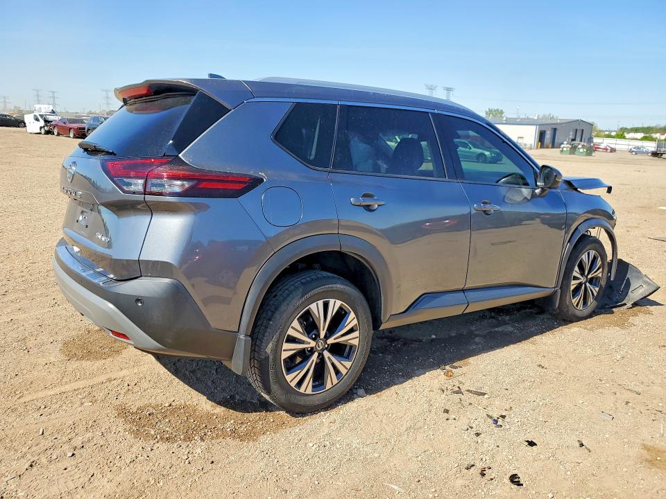 2021 Nissan Rogue მანქანა იყიდება აუქციონზე, vin: 5N1AT3BB6MC717398, აუქციონის ნომერი: 53633856