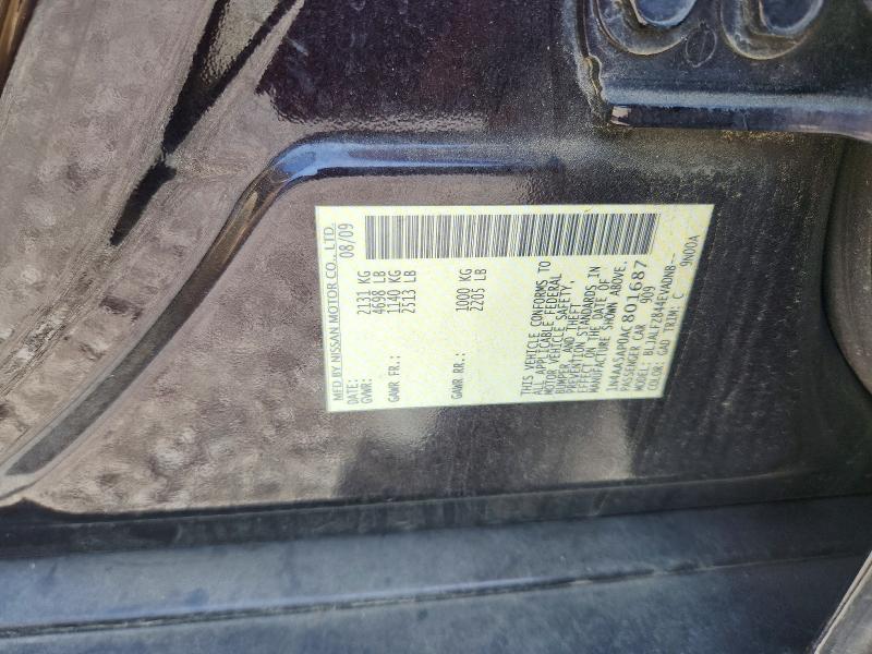 Продажа на аукционе авто 2010 Nissan Maxima, vin: 1N4AA5AP0AC801687, номер лота: 52304276