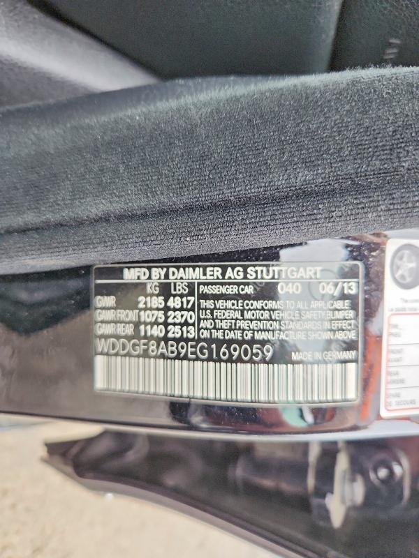 Продажа на аукционе авто 2014 Mercedes-benz C, vin: WDDGF8AB9EG169059, номер лота: 54240786