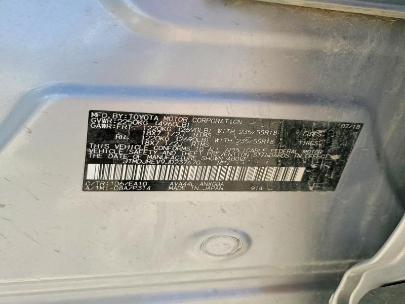 51990176 :رقم المزاد ، JTMDJREV9JD237670 vin ، 2018 Toyota Rav4 Hv مزاد بيع