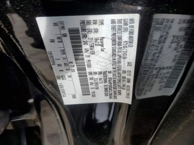 Aukcja sprzedaży 2012 Ford Focus, vin: 1FAHP3M24CL358366, numer aukcji: 53888816