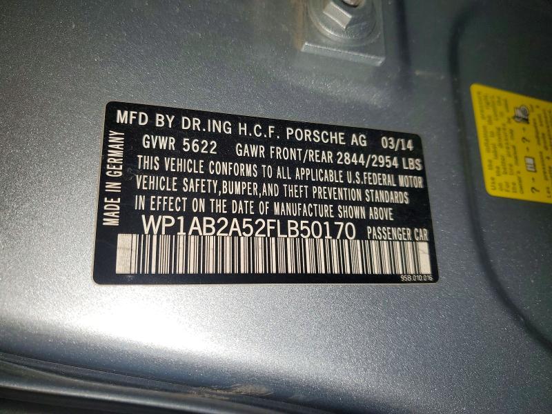 Продаж на аукціоні авто 2015 Porsche Macan, vin: WP1AB2A52FLB50170, номер лоту: 55641636