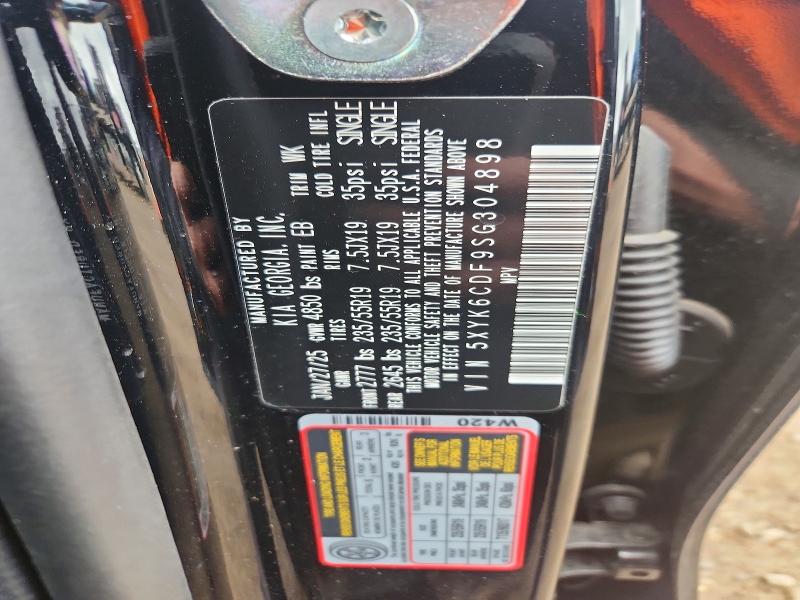 53650736 :رقم المزاد ، 5XYK6CDF9SG304898 vin ، 2025 Kia Sportage مزاد بيع