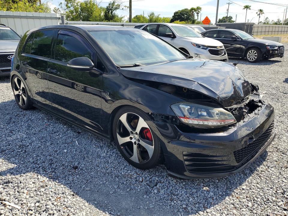 53457466 :رقم المزاد ، 3VW4T7AU3FM009801 vin ، 2015 Volkswagen Gti مزاد بيع