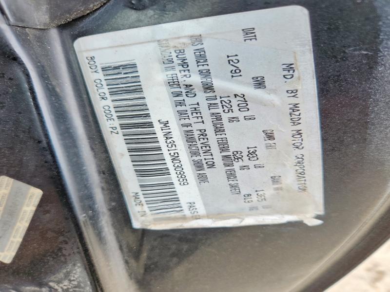 Aukcja sprzedaży 1992 Mazda Mx-5, vin: JM1NA3515N0309959, numer aukcji: 54603356