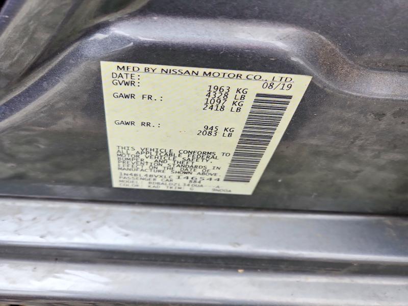Продаж на аукціоні авто 2020 Nissan Altima, vin: 1N4BL4BVXLC146544, номер лоту: 52650176