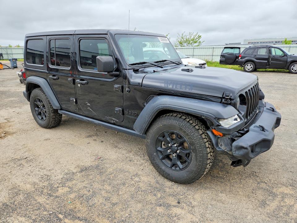 2020 Jeep Wrangler Unlimited მანქანა იყიდება აუქციონზე, vin: 1C4HJXDGXLW247088, აუქციონის ნომერი: 53666866