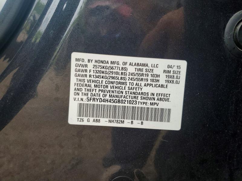Aukcja sprzedaży 2016 Acura Mdx, vin: 5FRYD4H45GB021023, numer aukcji: 53111336