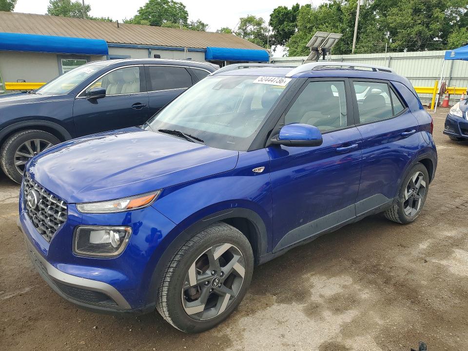 52444736 :رقم المزاد ، KMHRC8A32MU098867 vin ، 2021 Hyundai Venue مزاد بيع