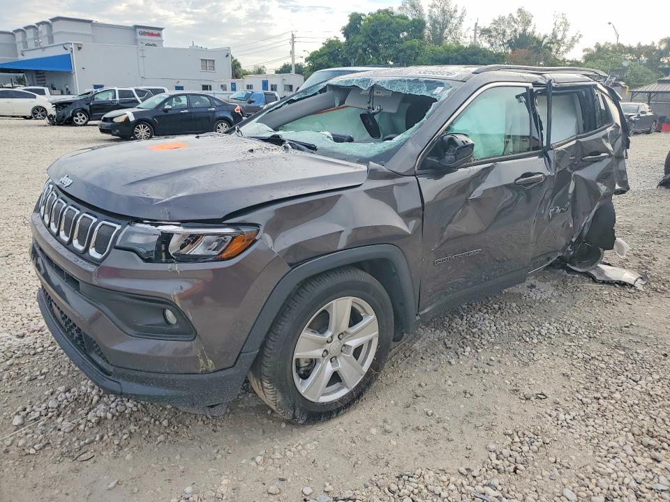 53258926 :رقم المزاد ، 3C4NJCBB2NT162788 vin ، 2022 Jeep Compass مزاد بيع