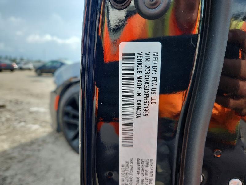 53219166 :رقم المزاد ، 2C3CDXGJXPH671999 vin ، 2023 Dodge Charger مزاد بيع