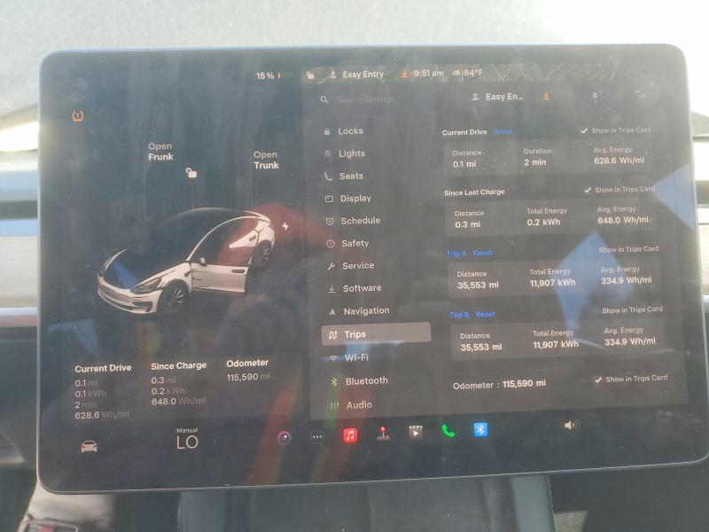 Продажа на аукционе авто 2022 Tesla Model 3, vin: 5YJ3E1EB3NF185538, номер лота: 52914916