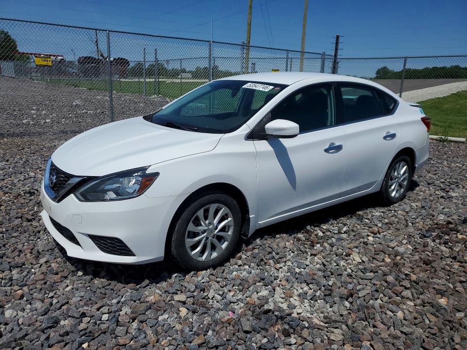 2019 Nissan Sentra მანქანა იყიდება აუქციონზე, vin: 3N1AB7AP5KY348469, აუქციონის ნომერი: 53547746