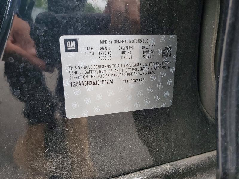 Aukcja sprzedaży 2018 Cadillac Ats, vin: 1G6AA5RX6J0164274, numer aukcji: 52600546