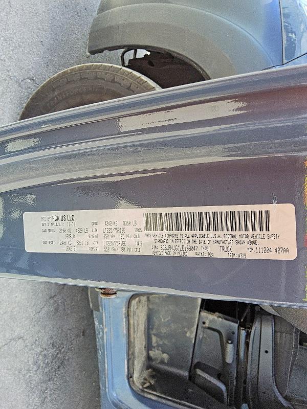 53052856 :رقم المزاد ، 3C6URVJG1LE108047 vin ، 2020 Ram Promaster 3500 مزاد بيع