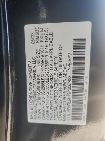 Продаж на аукціоні авто 2023 Honda Odyssey, vin: 5FNRL6H79PB067422, номер лоту: 52164276