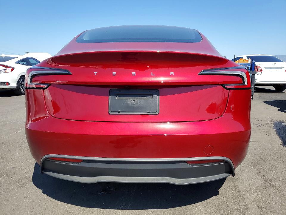 2025 Tesla Model 3 მანქანა იყიდება აუქციონზე, vin: 5YJ3E1EA5SF076470, აუქციონის ნომერი: 52379936