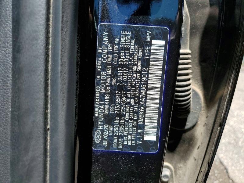 Aukcja sprzedaży 2021 Hyundai Kona, vin: KM8K6CAA7MU619012, numer aukcji: 51725676