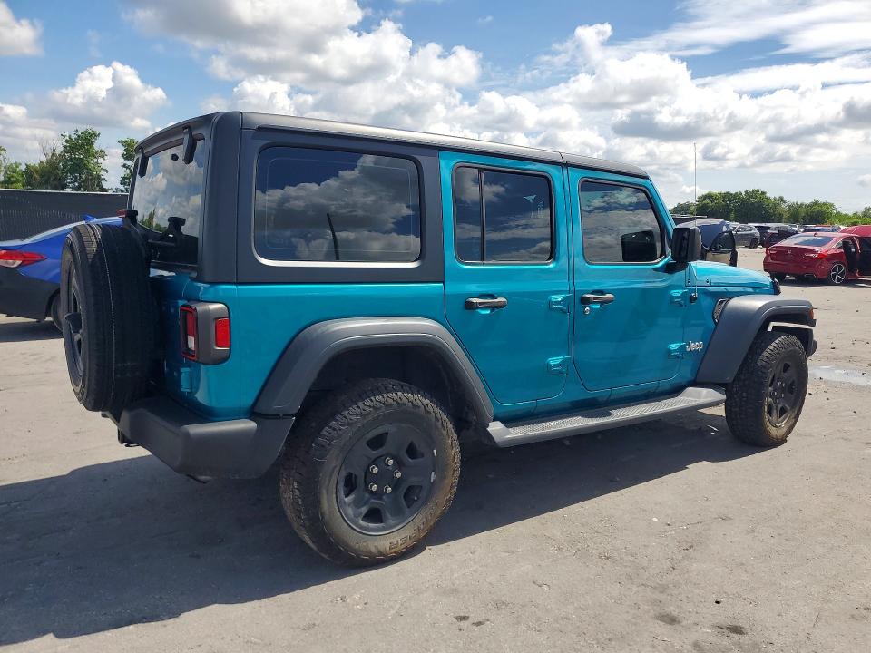 Auction sale of the 2020 Jeep Wrangler Unlimited, vin: 1C4HJXDN7LW322876, lot number: 55329846
